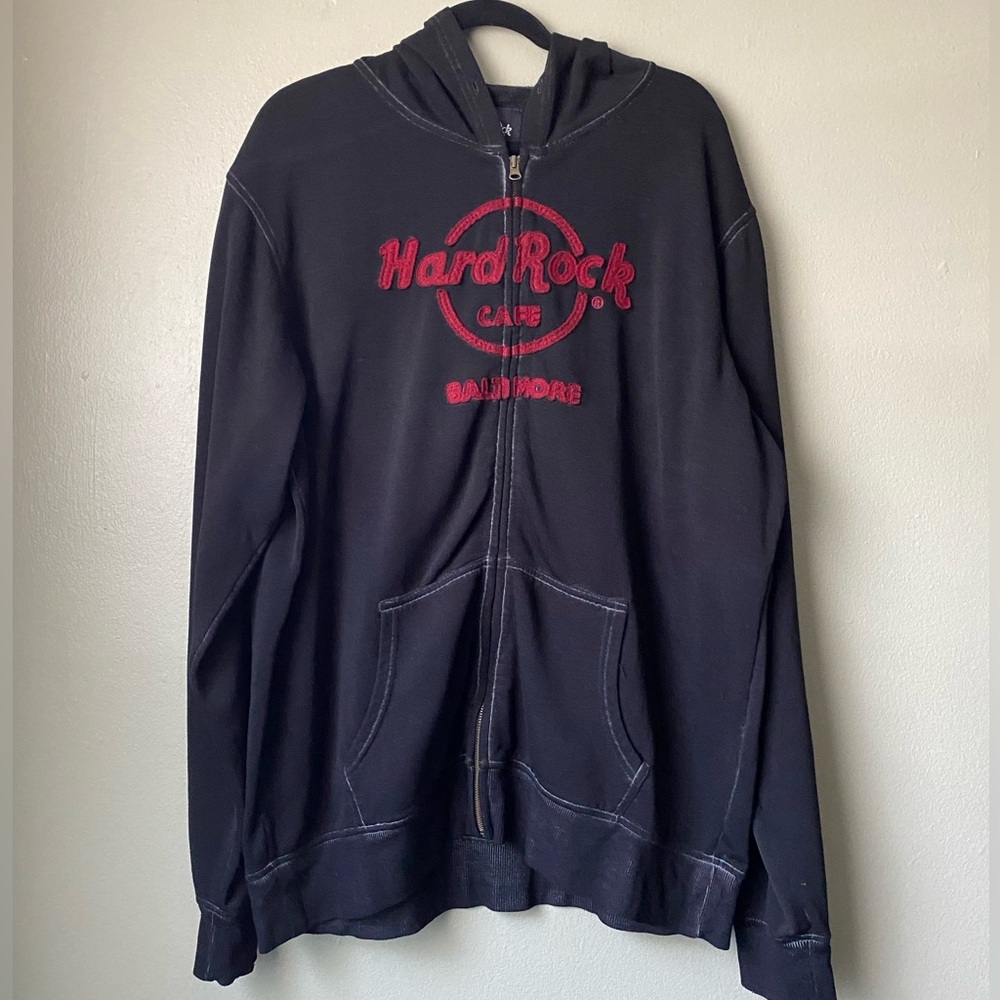 Women’s (Uni-Sex) Hard Rock Distressed Hoodie